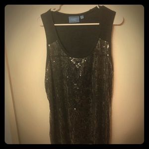 Vera Wang Sequins top